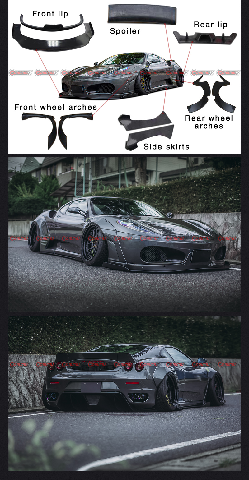 kit carrosserie style f430 liberty walk