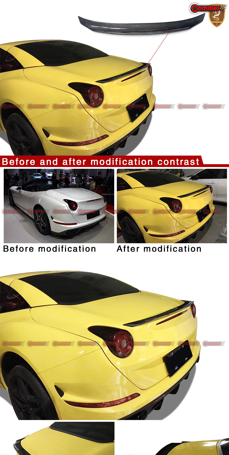 Ferrari California aileron arri&egrave;re