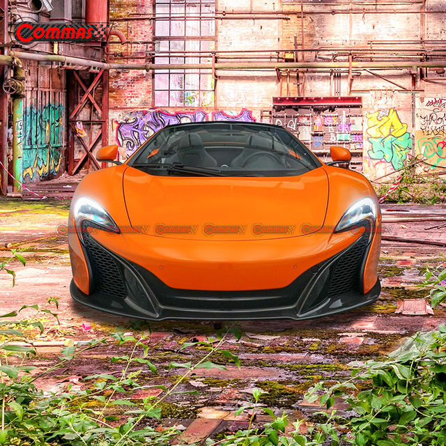 Lèvre avant en fibre de carbone de style OEM pour Mclaren 650S