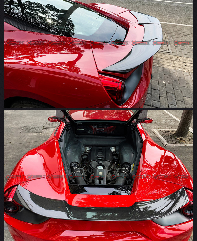 Ferrari 488 Vorsteiner aileron arri&egrave;re en queue de canard