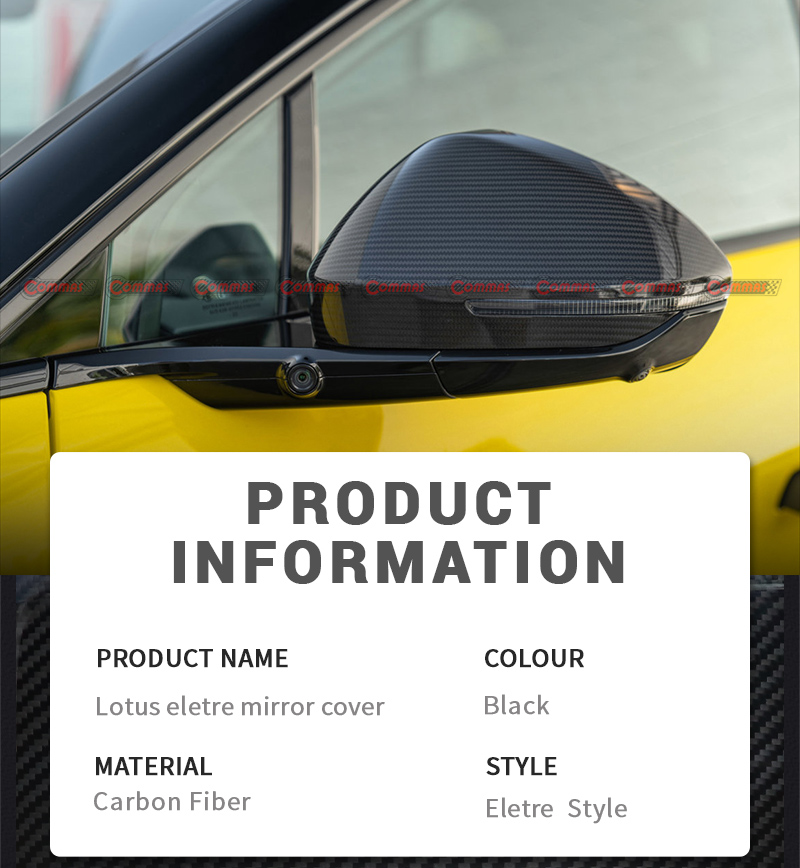 couvercle de r&eacute;troviseur OEM Lotus Eletre