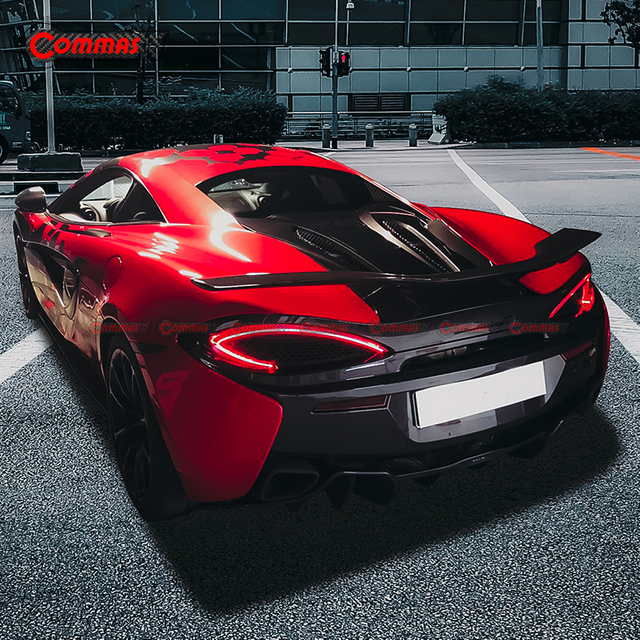 Becquet d'aile arrière en Fiber de carbone de Style Novitec pour Mclaren 540S 570S 570GT
