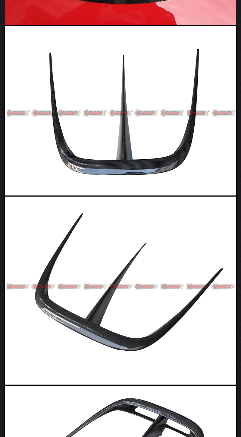 Sortie d'air du capot avant en fibre F8