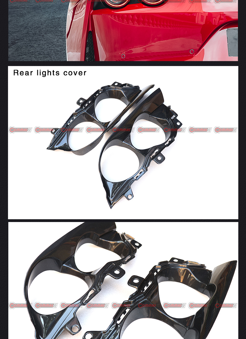 Couvercle de feu arri&egrave;re Ferrari 812