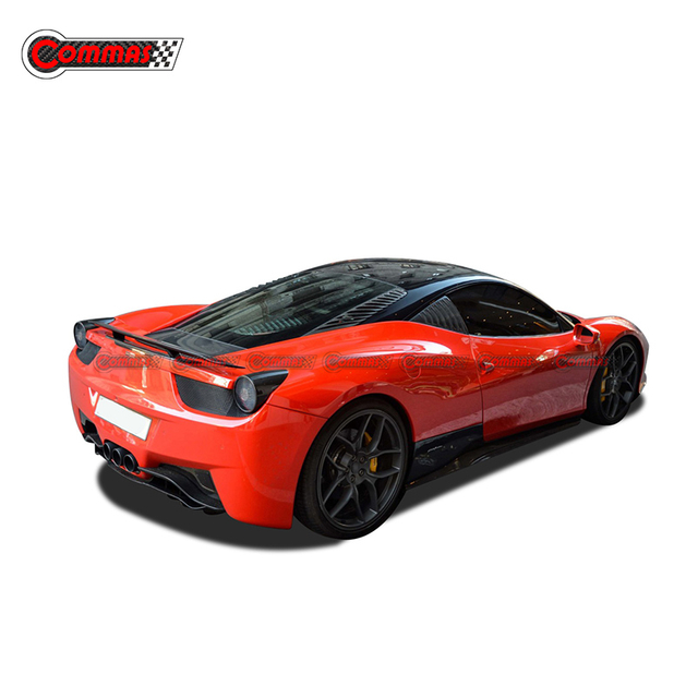 Novitec Rosso Aileron arrière en fibre de carbone pour Ferrari 458