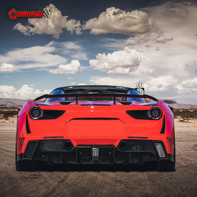 Novitec Ross Style aileron arrière en fibre de carbone pour Ferrari 488 GTB