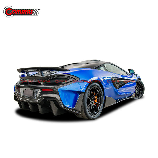 Diffuseur de lèvre de pare-chocs arrière en fibre de carbone de style OEM pour Mclaren 600LT