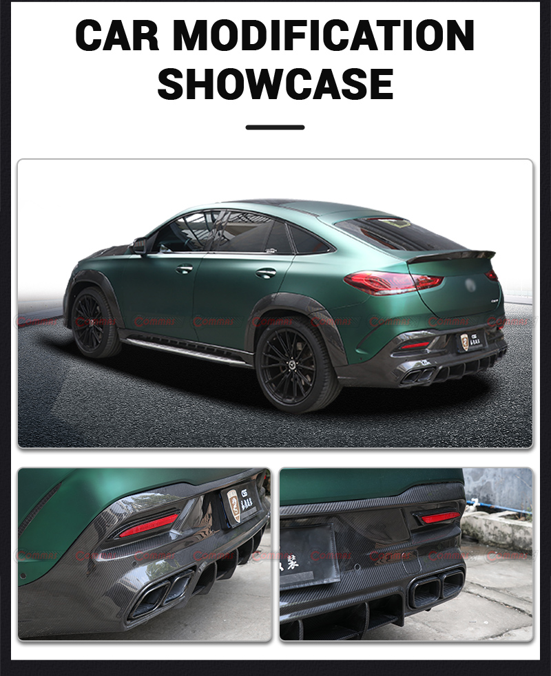 Diffuseur arri&egrave;re topcar pour mercedes benz gle