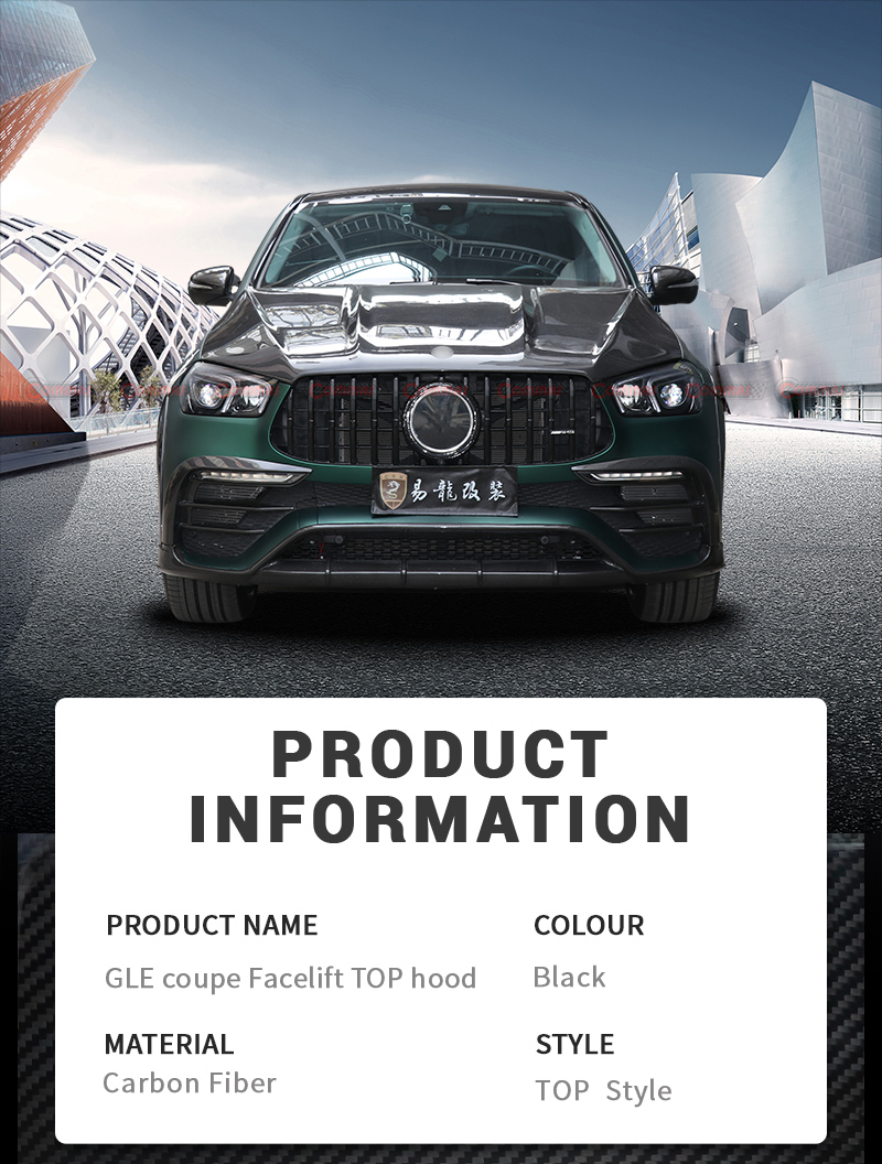 Capot moteur style topcar Mercedes Benz gle