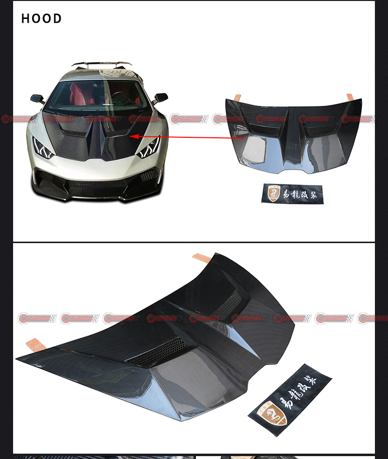 capot moteur lambroghini huracan vorsteiner