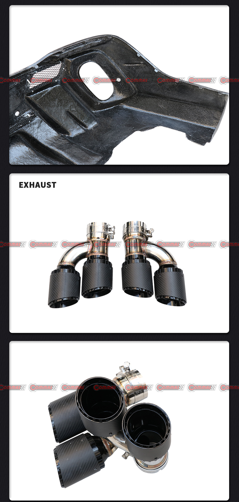 diffuseur arri&egrave;re mercedes benz gle larte