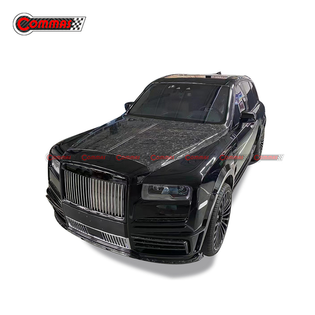 Couvercle de capot de moteur en Fiber de carbone de Style Mansory pour Rolls Royce Cullinan