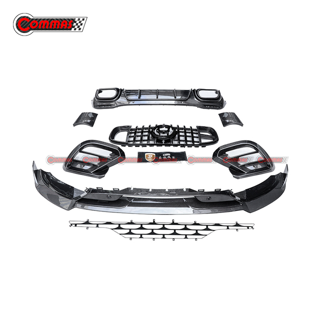 Kit de carrosserie en fibre de carbone de style Brabus 800 pour Mercedes Benz GLE Coupé 350 450 63