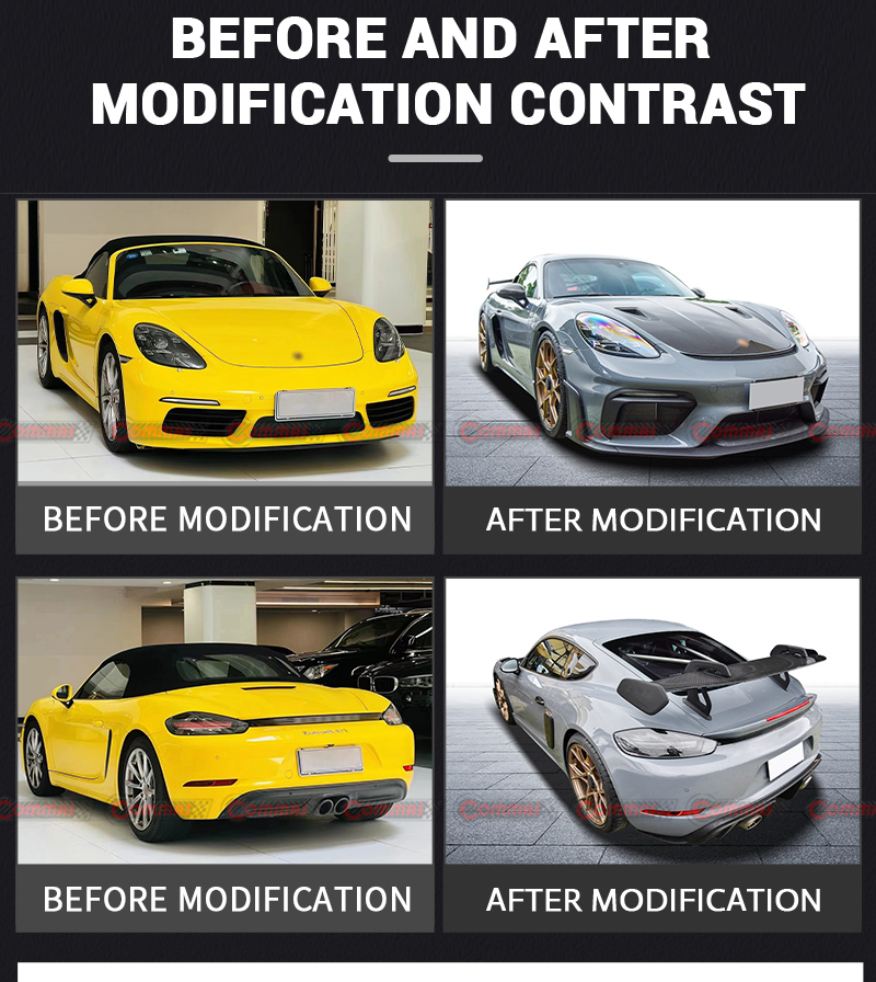 kit carrosserie porsche 718