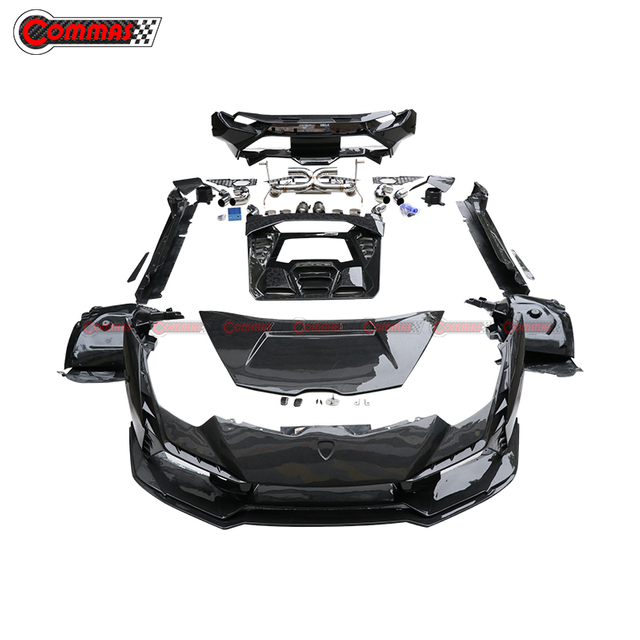 Kit carrosserie Tecnica Dry en fibre de carbone pour Lambroghini Huracan