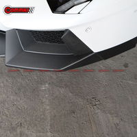 Volets de séparateur de lèvre avant en fibre de carbone de style OEM pour Lamborghini Aventador Lp700 