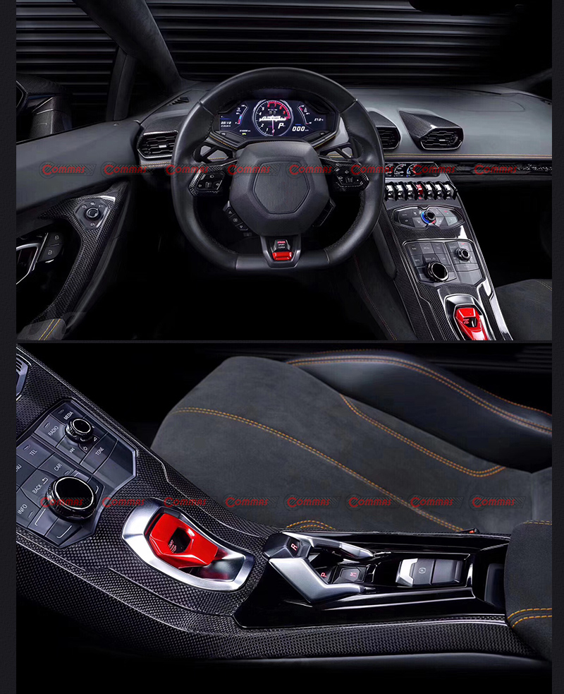 Int&eacute;rieur en fibre de carbone Lamborghini Huracan LP610