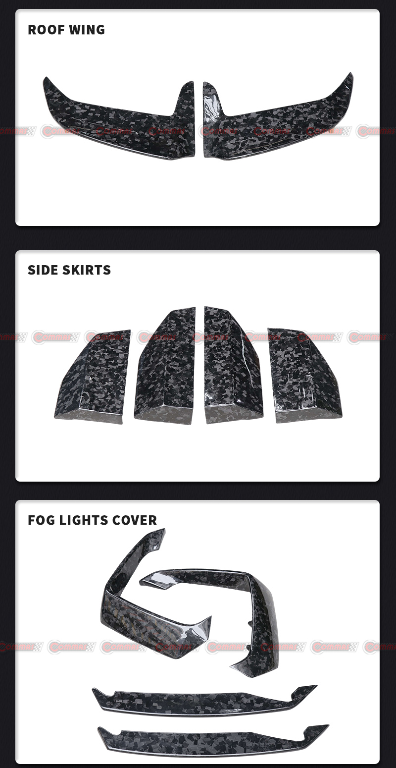 Kit carrosserie en fibre de carbone forg&eacute; Audi RSQ8