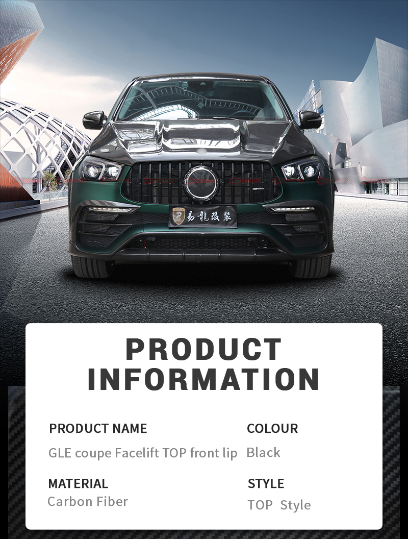 pare-chocs avant style topcar mercedes benz gle