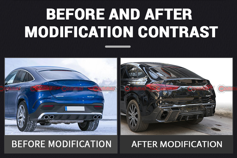 diffuseur arri&egrave;re mercedes benz gle larte