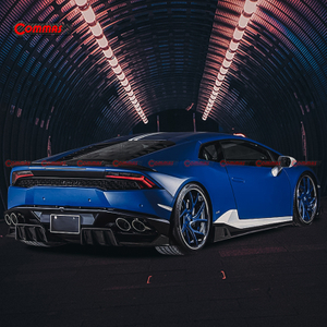 Diffuseur de pare-chocs arrière en Fiber de carbone de Style Rowen pour Lambroghini Huracan LP610