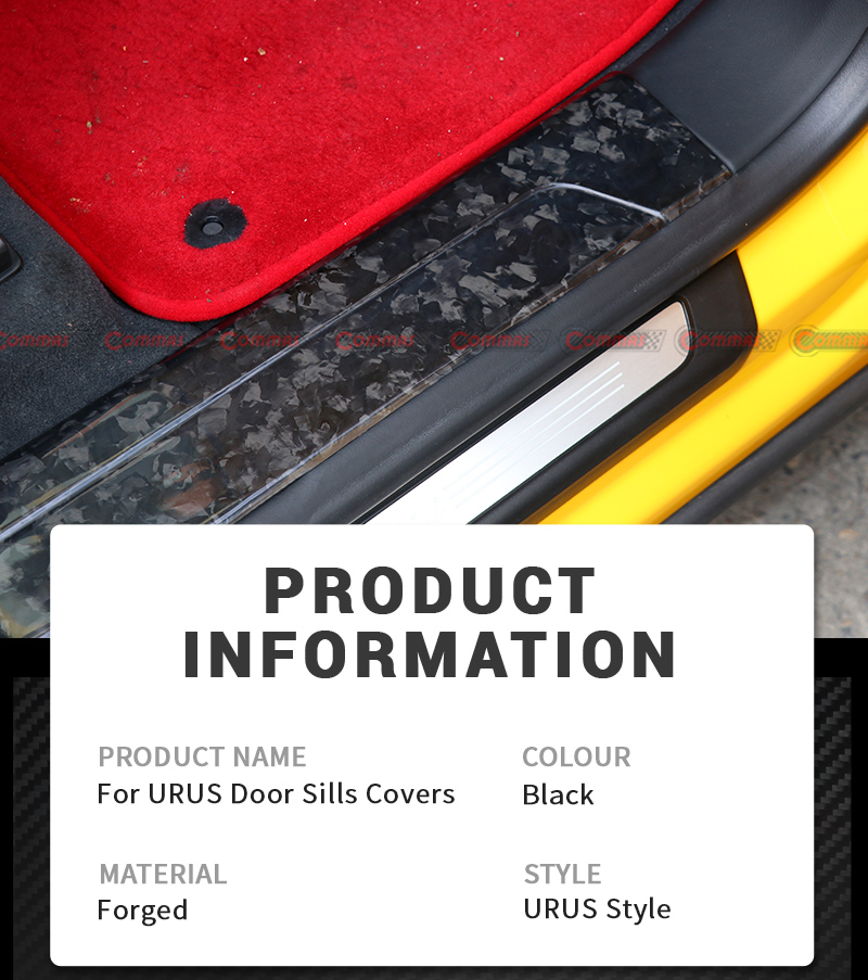 Seuil de porte int&eacute;rieur de voiture Lamborghini URUS 