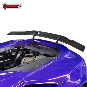 Lamborghini Huracan Lp610 EVO mise à niveau vers l'aileron arrière en carbone sec de style Novitec