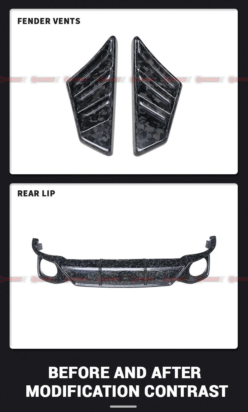 Kit carrosserie en fibre de carbone forg&eacute; Audi RSQ8