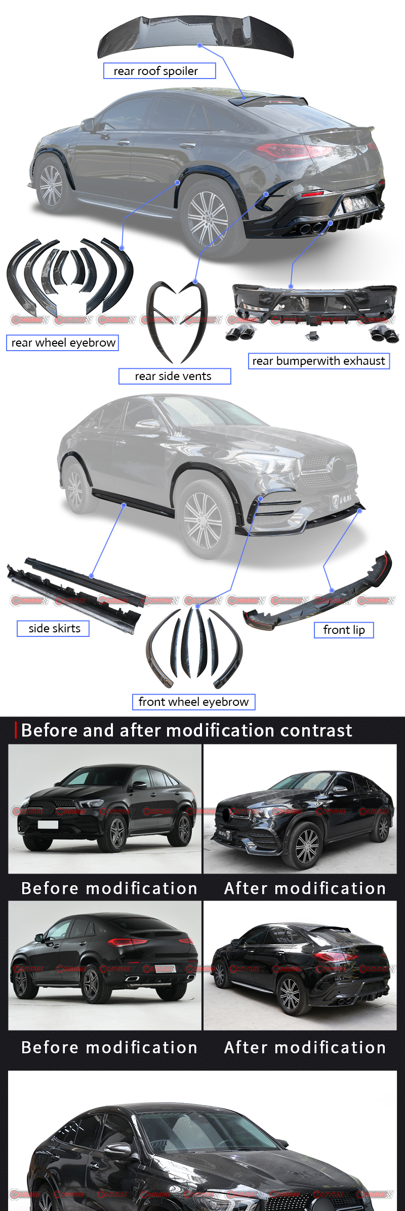 kit carrosserie mansory mercedes benz gle