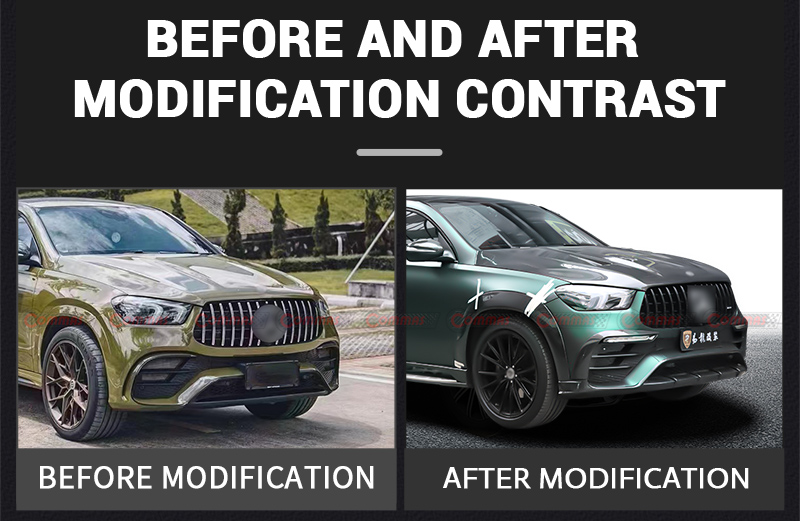 pare-chocs avant style topcar mercedes benz gle