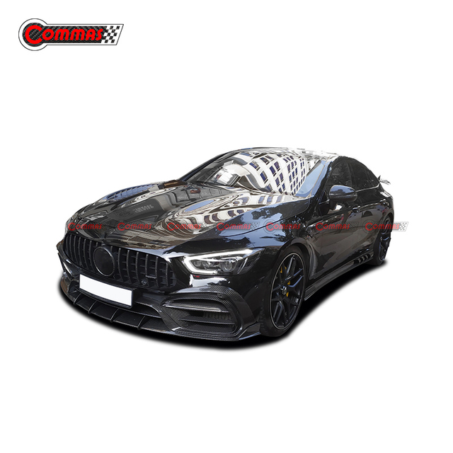Jupes latérales en Fiber de carbone de Style Topcar pour Mercedes Benz AMG GT