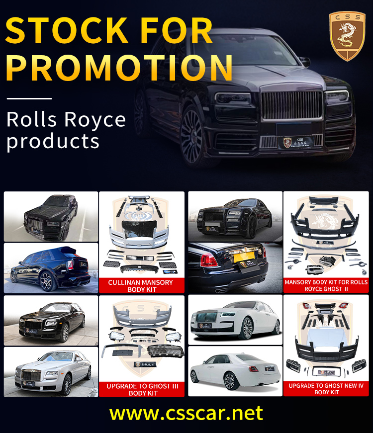 kit carrosserie en fibre de carbone s&eacute;rie rolls royce