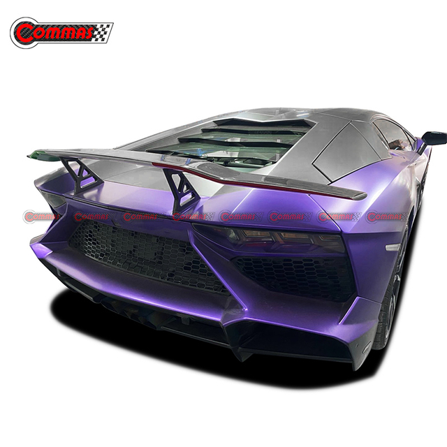Becquet d'aile arrière en Fiber de carbone de Style Mansory pour Lamborghini Aventador Lp700