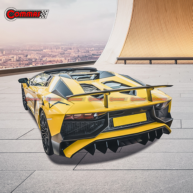 Aile de becquet arrière à double pont de Style Lp750 pour Lamborghini Aventador Lp700 Lp720