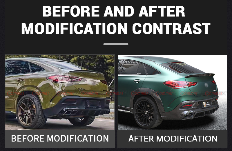 Diffuseur arri&egrave;re topcar pour mercedes benz gle