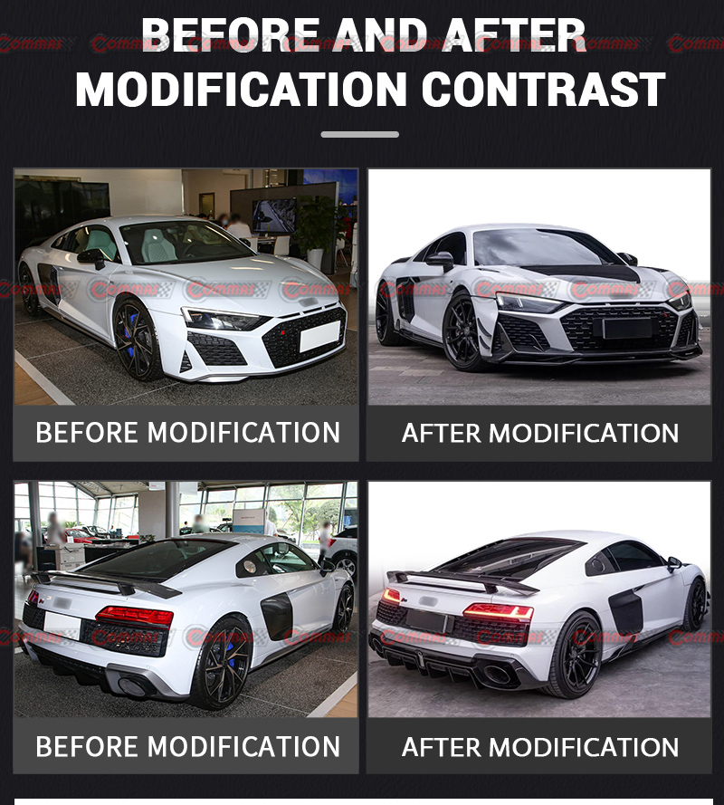 Kit carrosserie en fibre de carbone Audi R8