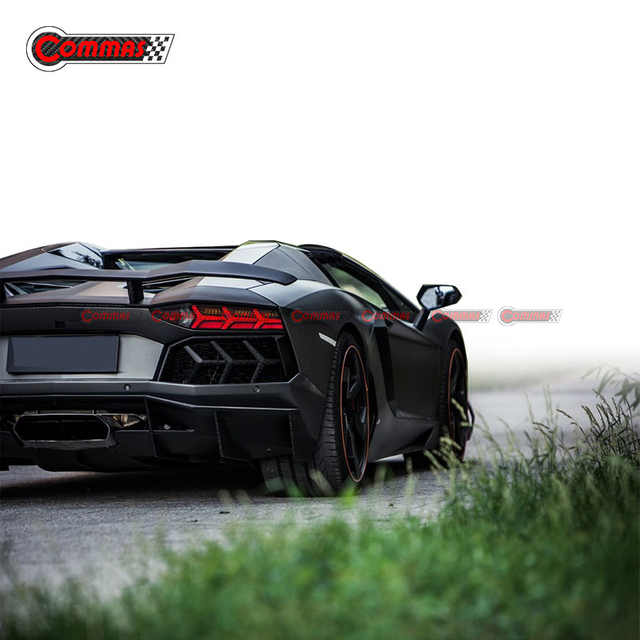  Aileron arrière de voiture en Fiber de carbone de Style Revozport pour Lamborghini Aventador Lp700