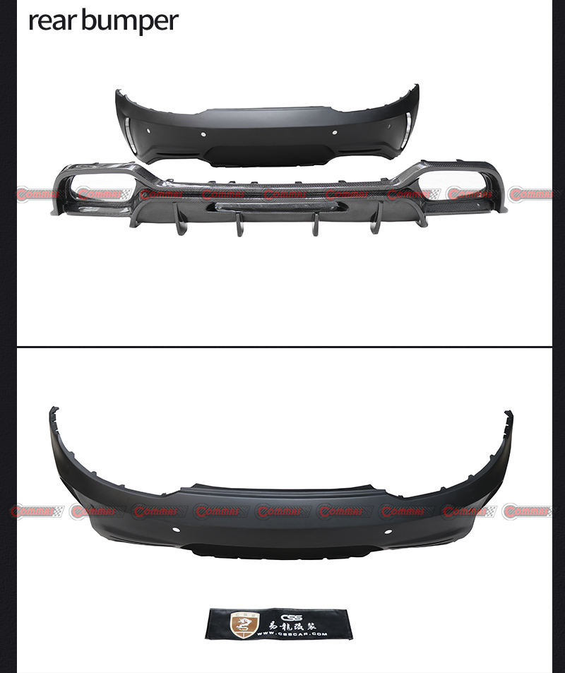 diffuseur arri&egrave;re style pd mercedes benz amg gt