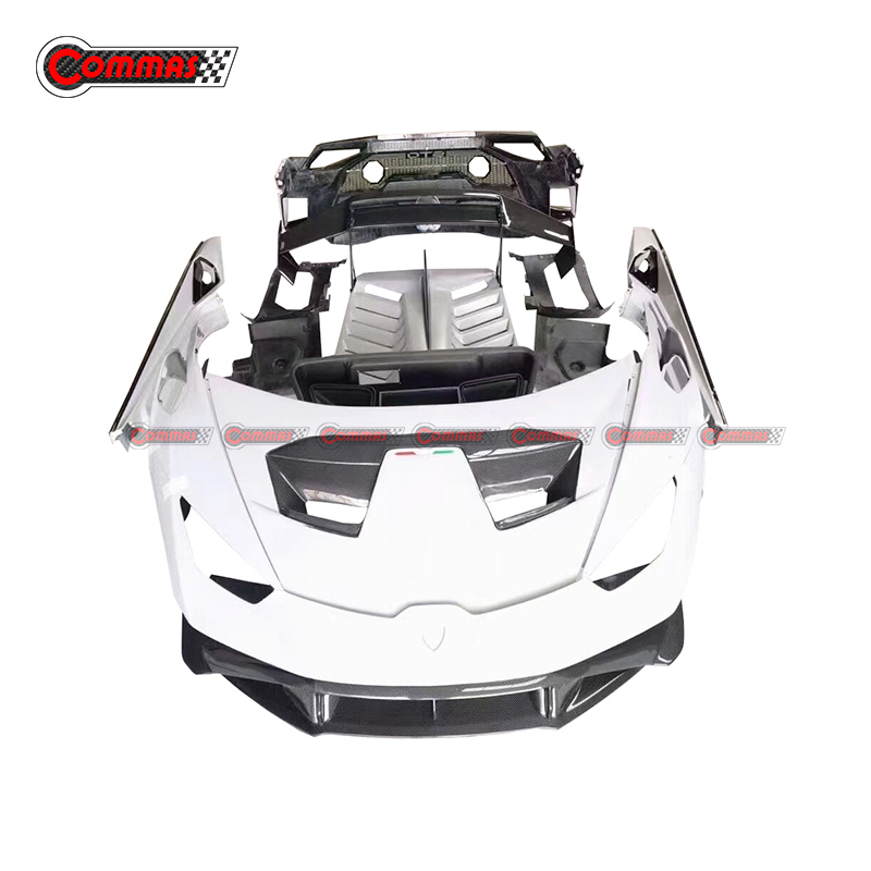 Kit de carrosserie demi-fibre de carbone Style STO pour Lamborghini Huracan Lp610 Lp580 