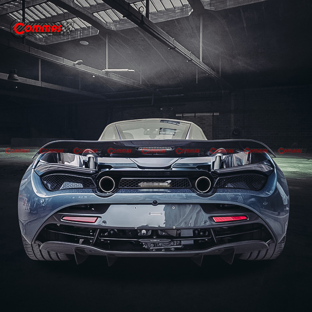 Aileron arrière en queue de canard en Fiber de carbone, Style OEM, pour Mclaren 720S