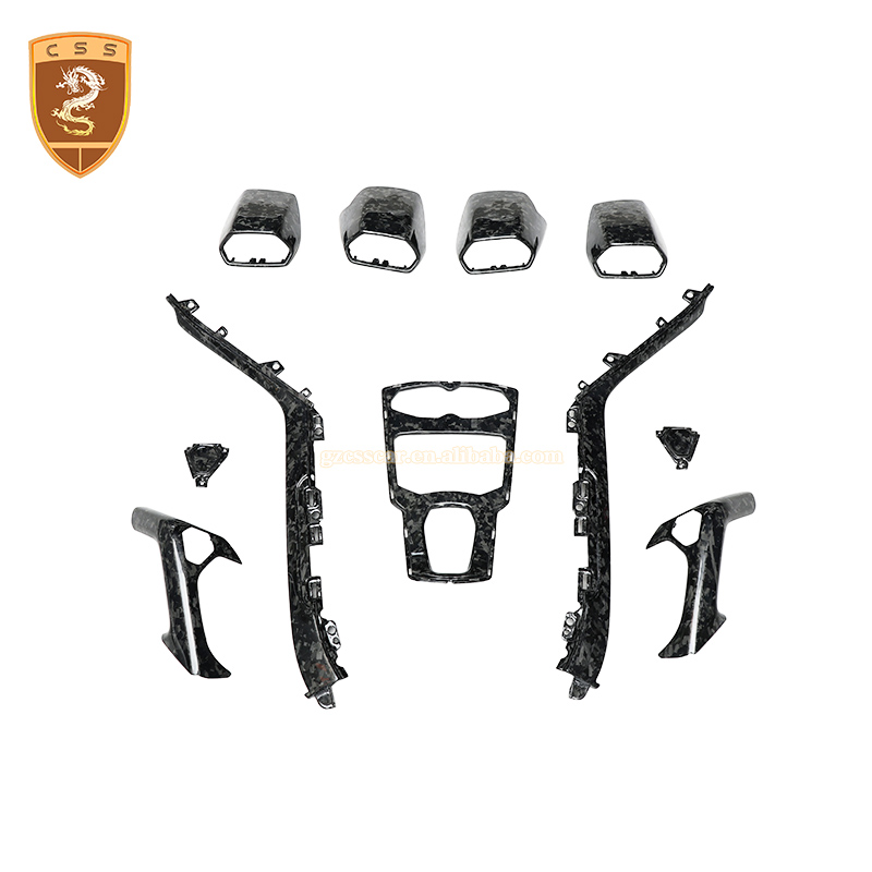 Ensemble intérieur de voiture en Fiber de carbone sèche, pour Lamborghini Huracan LP610