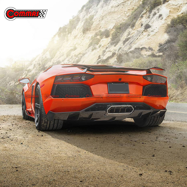 Aile de course de becquet arrière en Fiber de carbone de Style Vorsteiner pour Lamborghini Aventador LP700