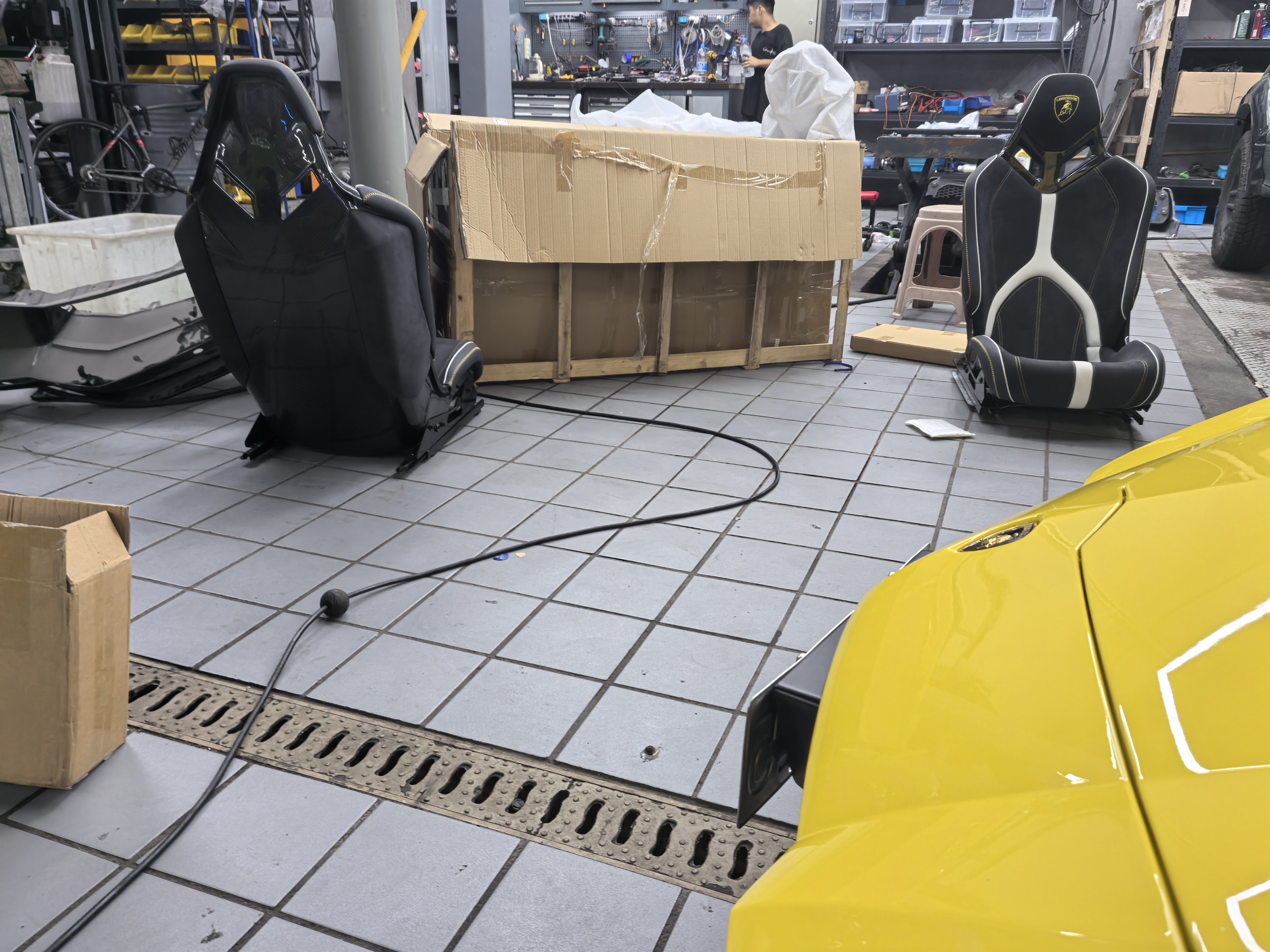 si&egrave;ge lambroghini aventador svj 