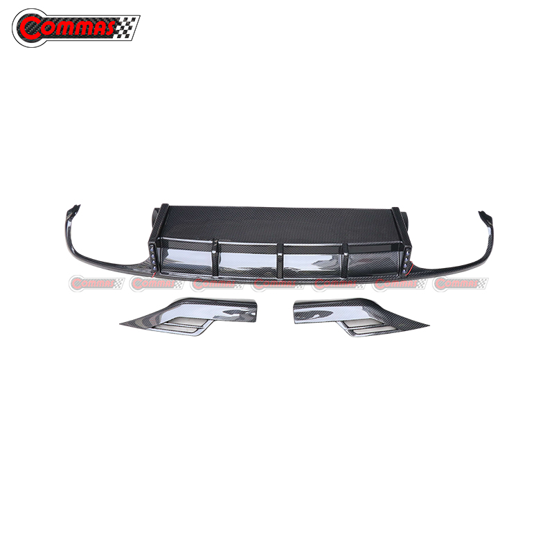 Bentley Bentayga Larte Style L&egrave;vre de diffuseur arri&egrave;re en fibre de carbone s&egrave;che