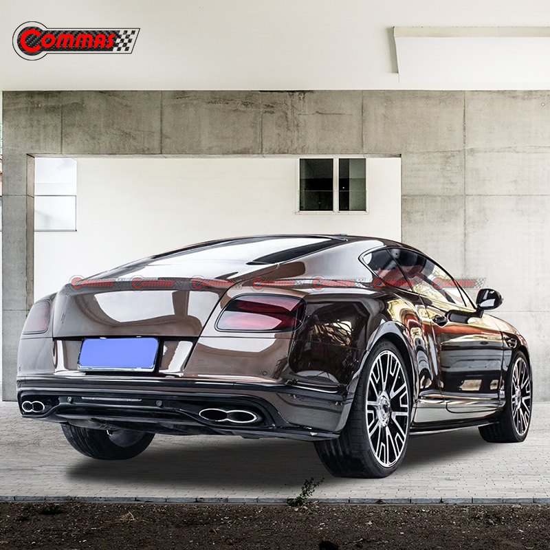 Kits de carrosserie en fibre de carbone de style V8S pour Bentley Continental GT 2015-2017