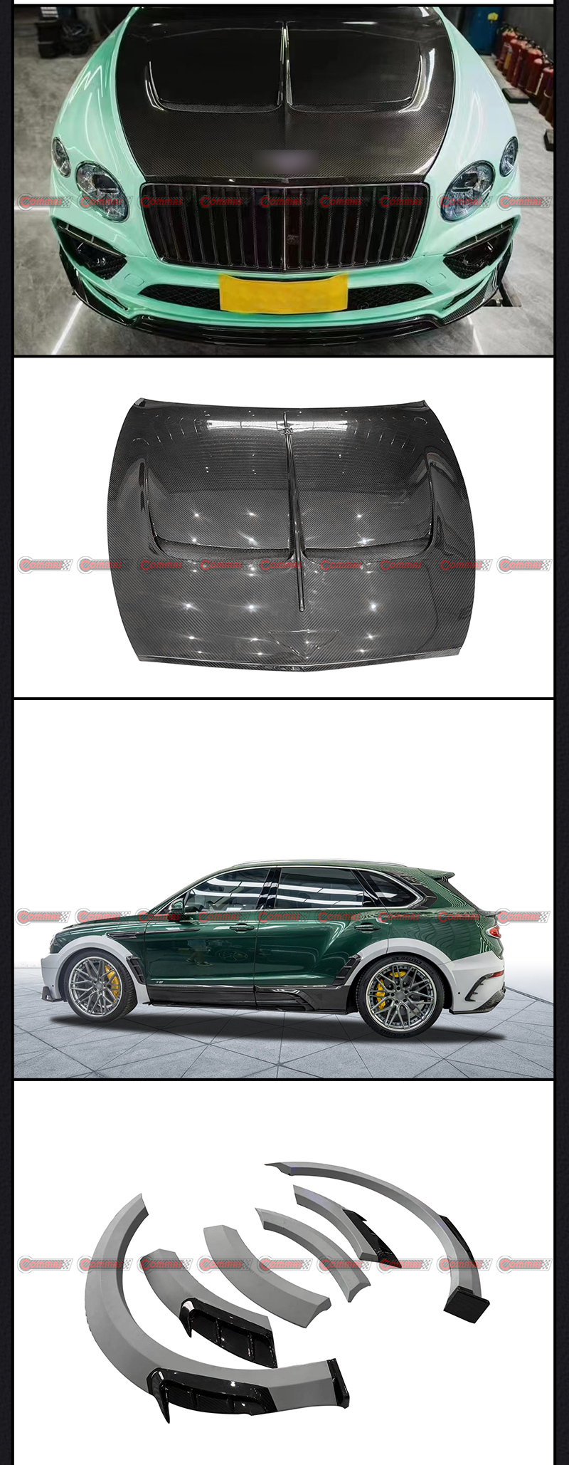 kit carrosserie bently bentayga mansory