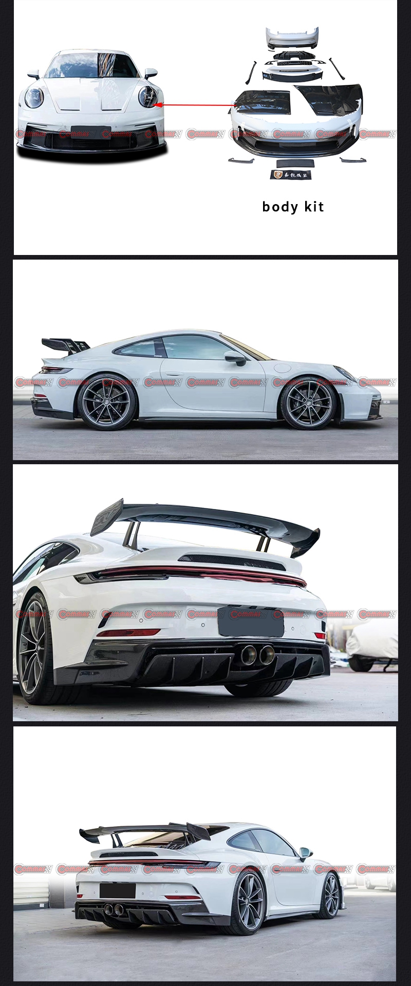 kit carrosserie porsche 911 gt3