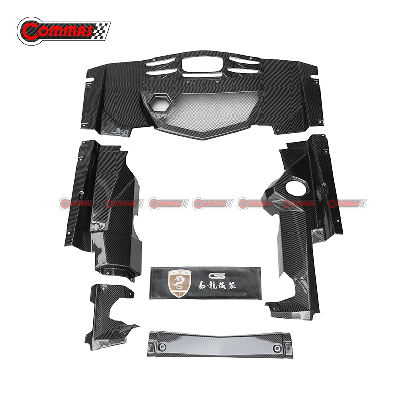 Int&eacute;rieur du moteur en fibre de carbone Lamborghini LP700