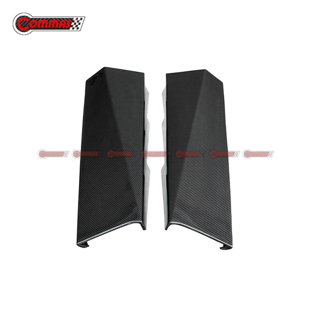 Garniture de bandes d'aération d'admission d'air de couvercle de coffre de moteur arrière en Fiber de carbone de Style Novitec pour Lamborghini Aventador Lp700
