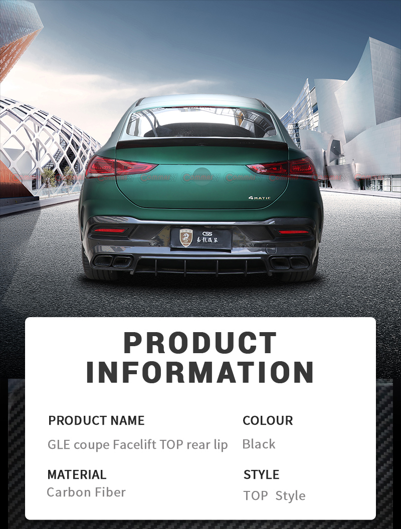 Diffuseur arri&egrave;re topcar pour mercedes benz gle